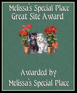 Melissa's Great Site Award