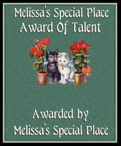 Melissa's Award Of Talent